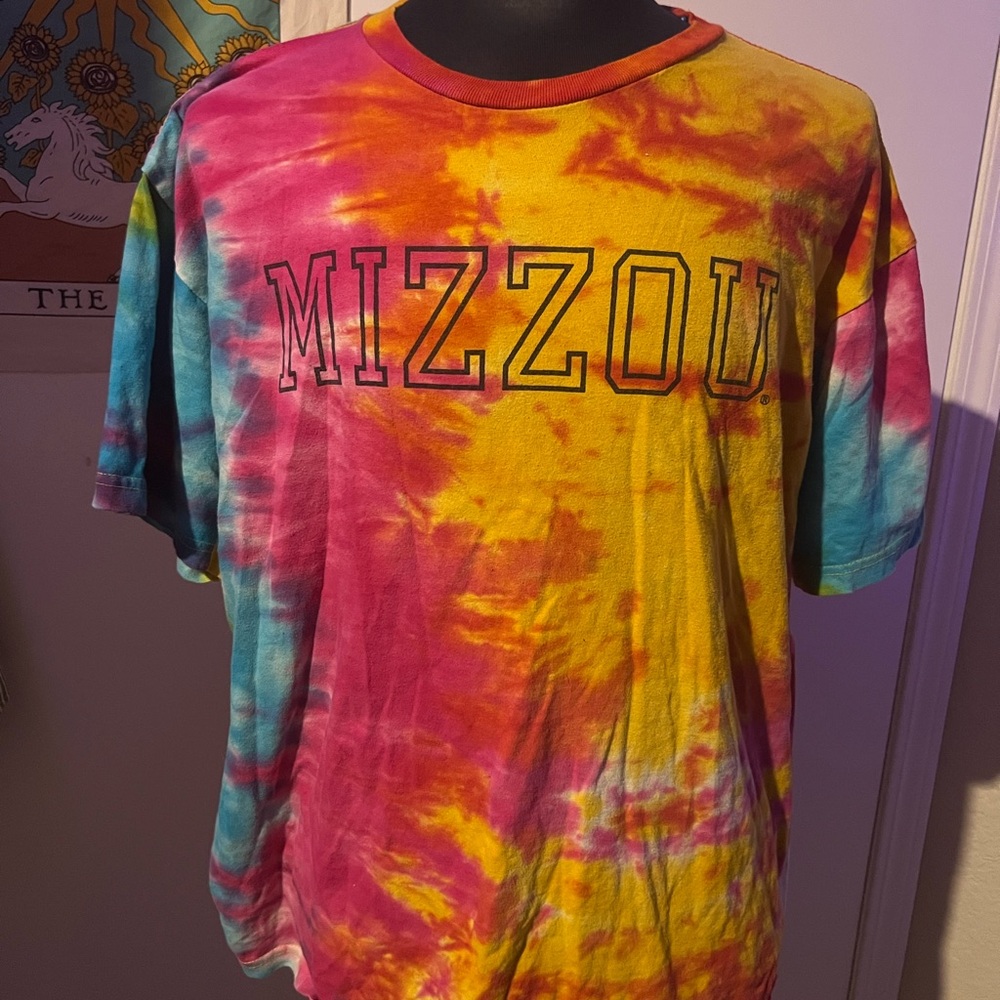 MV Sport Vibrant Tie-Dye Mizzou Tee